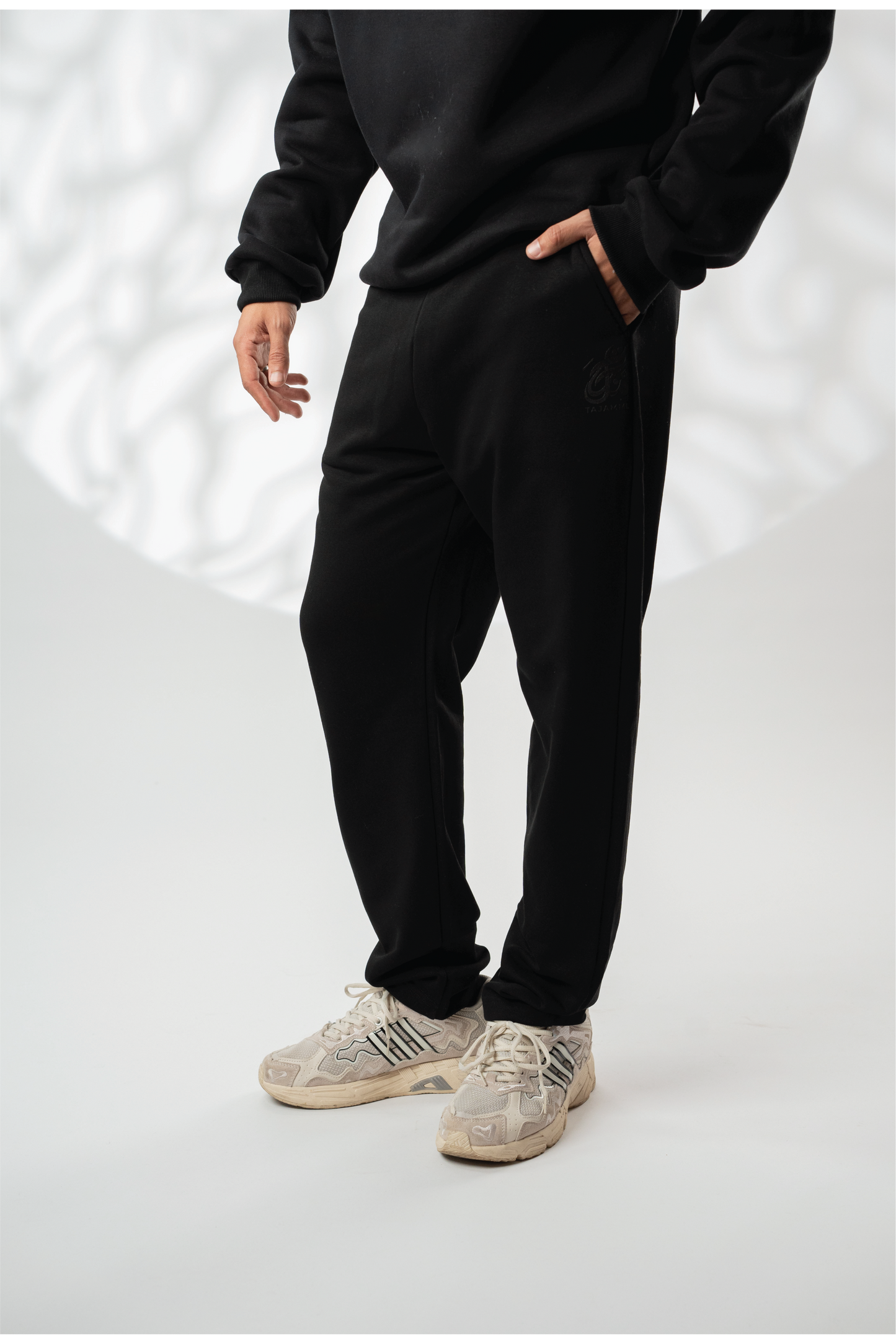 Wide fit Black sweatpants